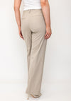 Selected Femme Lisa Wide Leg Trousers, Cashmere Beige
