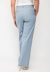 Selected Femme Lisa Wide Leg Trousers, Dusty Blue