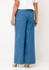 Selected Femme Relaxed High Waisted Jeans, Medium Blue Denim