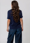 Selected Femme Essential Plain T-Shirt, Navy