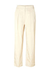 Selected Femme Firmina Straight Leg Trousers, Sandshell