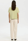 Selected Femme Boxy T-Shirt, Sage Green