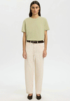 Selected Femme Boxy T-Shirt, Sage Green