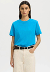 Selected Femme Boxy T-Shirt, Blue