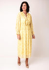 Serafina Collection One Size Floral Dress, Yellow