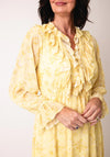 Serafina Collection One Size Floral Dress, Yellow
