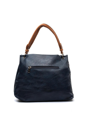 Zen Collection Satchel Shoulder Bag, Navy