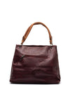 Zen Collection Satchel Shoulder Bag, Burgundy