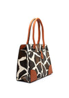 Zen Collection Animal Print Grab Bag, Brown Multi