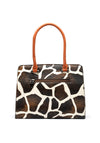 Zen Collection Animal Print Grab Bag, Brown Multi