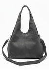 Zen Collection Faux Suede Medium Tote Bag, Grey