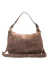 Zen Collection Faux Suede Stud Crossbody Bag, Beige
