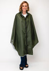 Serafina Collection One Size Rain Poncho, Green