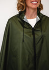 Serafina Collection One Size Rain Poncho, Green