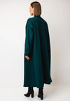 Serafina Collection One Size Wool Blend Coat, Green