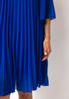 Serafina Pleated Midi Dress, Royal Blue