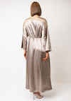 Serafina Collection Satin Effect Maxi Dress, Taupe
