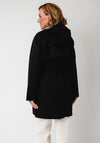 Serafina Collection Reversible Raincoat, Black