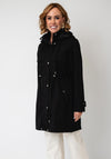 Serafina Collection Longline Raincoat, Black