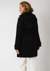 Serafina Collection Longline Raincoat, Black