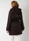 Serafina Collection Longline Raincoat, Brown