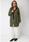 Serafina Collection Longline Raincoat, Green