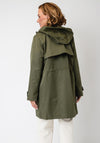 Serafina Collection Longline Raincoat, Green