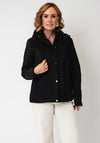 Serafina Collection Waterproof with Hood Coat, Black