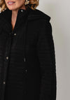 Serafina Collection Waterproof with Hood Coat, Black