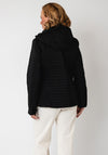 Serafina Collection Waterproof with Hood Coat, Black