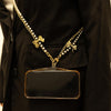 Serafina Pearl and Chain Crossbody Phone Strap, White