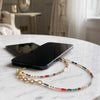 Serafina Beaded Crossbody Phone Strap, Multi-Coloured