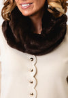 LADIES FUR SCARF