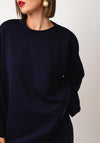Serafina Collection One Size Sweatshirt and Trouser Co-Ord, Navy