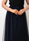 Serafina Collection One Size Tulle Skirt, Navy