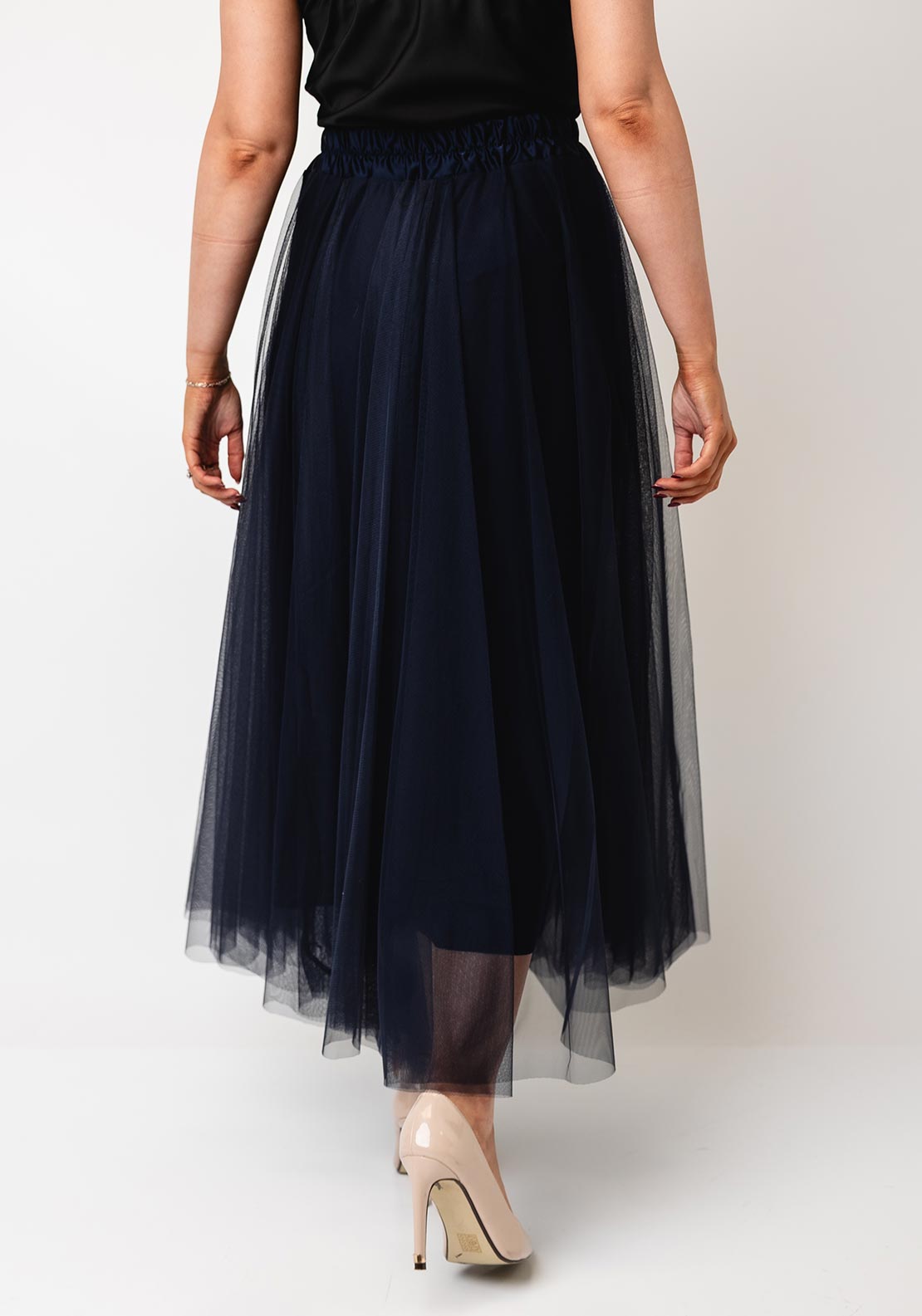 Serafina Collection One Size Tulle Skirt, Navy