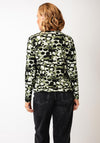 Sunday Circle Print Jersey Top, Green