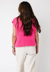 Serafina Collection Knitted Sleeveless Cardigan, Pink