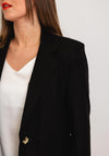 Serafina Collection Textured Blazer, Black