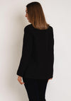 Serafina Collection Textured Blazer, Black