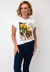 Serafina Collection Morning Bloom Graphic T-Shirt, White