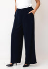 Serafina Tailored Wide Leg Trousers, Navy