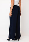 Serafina Tailored Wide Leg Trousers, Navy