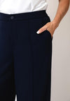 Serafina Tailored Wide Leg Trousers, Navy