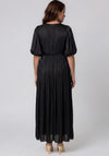 Serafina Collection Organza Wrap Long Dress, Black