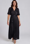 Serafina Collection Organza Wrap Long Dress, Black