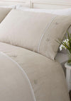 Serene Ashbury Lace Trim Duvet Cover Set, Natural