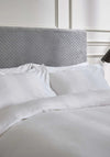 Bedeck Serra Dobby Stripe Duvet Cover Set, White