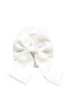 Siena Girls Large Hairbow, White