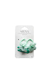 Siena Girls Floral Hair Bobbles and Glitter Clips Set, Mint